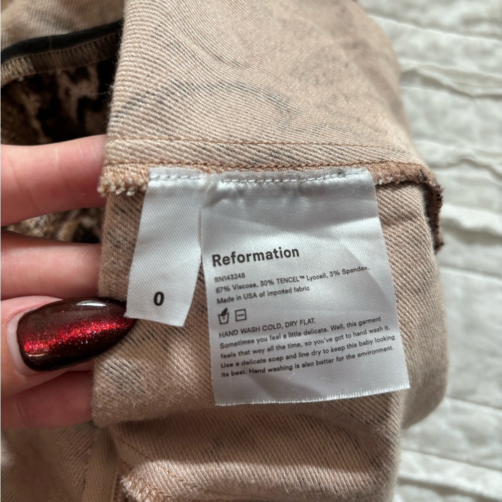 Reformation Snake Skirt - Picture 4 of 5